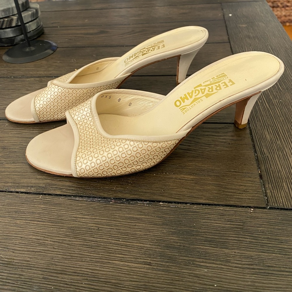 Salvatore Ferragamo Kitten Heels - Size 8